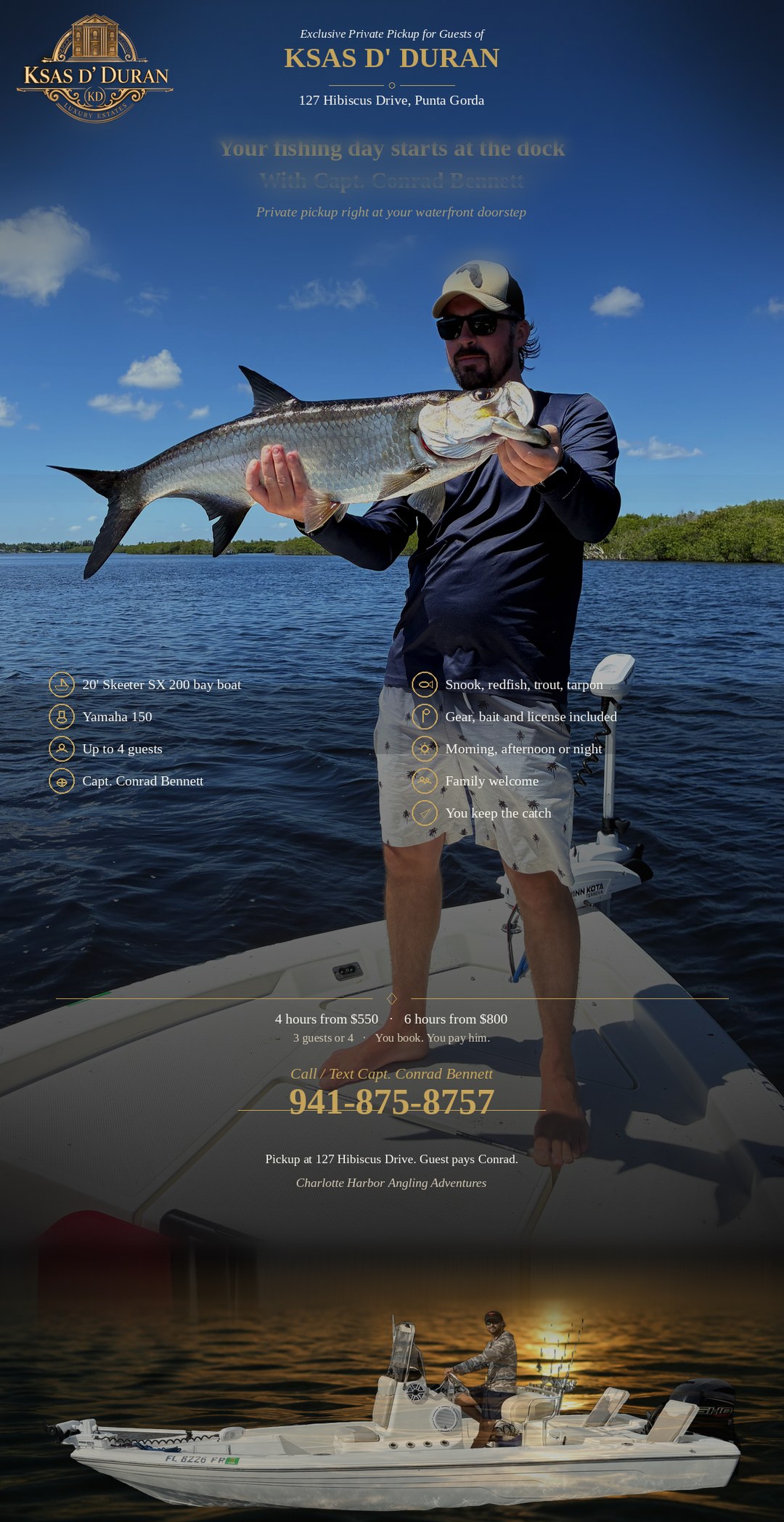Charlotte Harbor Angling Adventures — Capt. Conrad Bennett