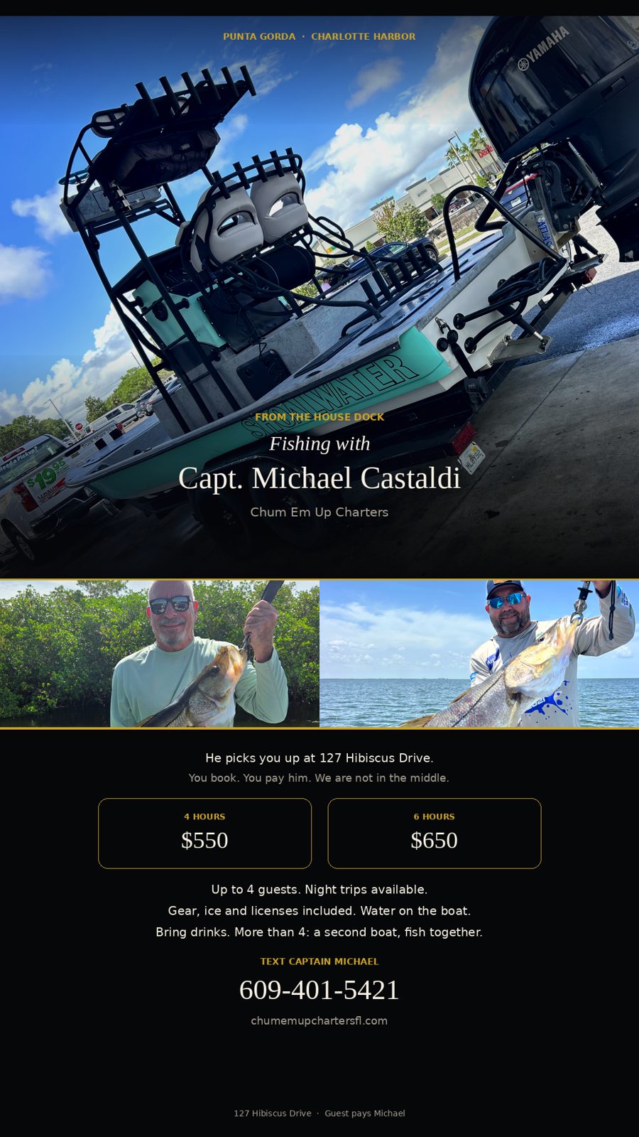 Chum Em Up — Capt. Michael Castaldi