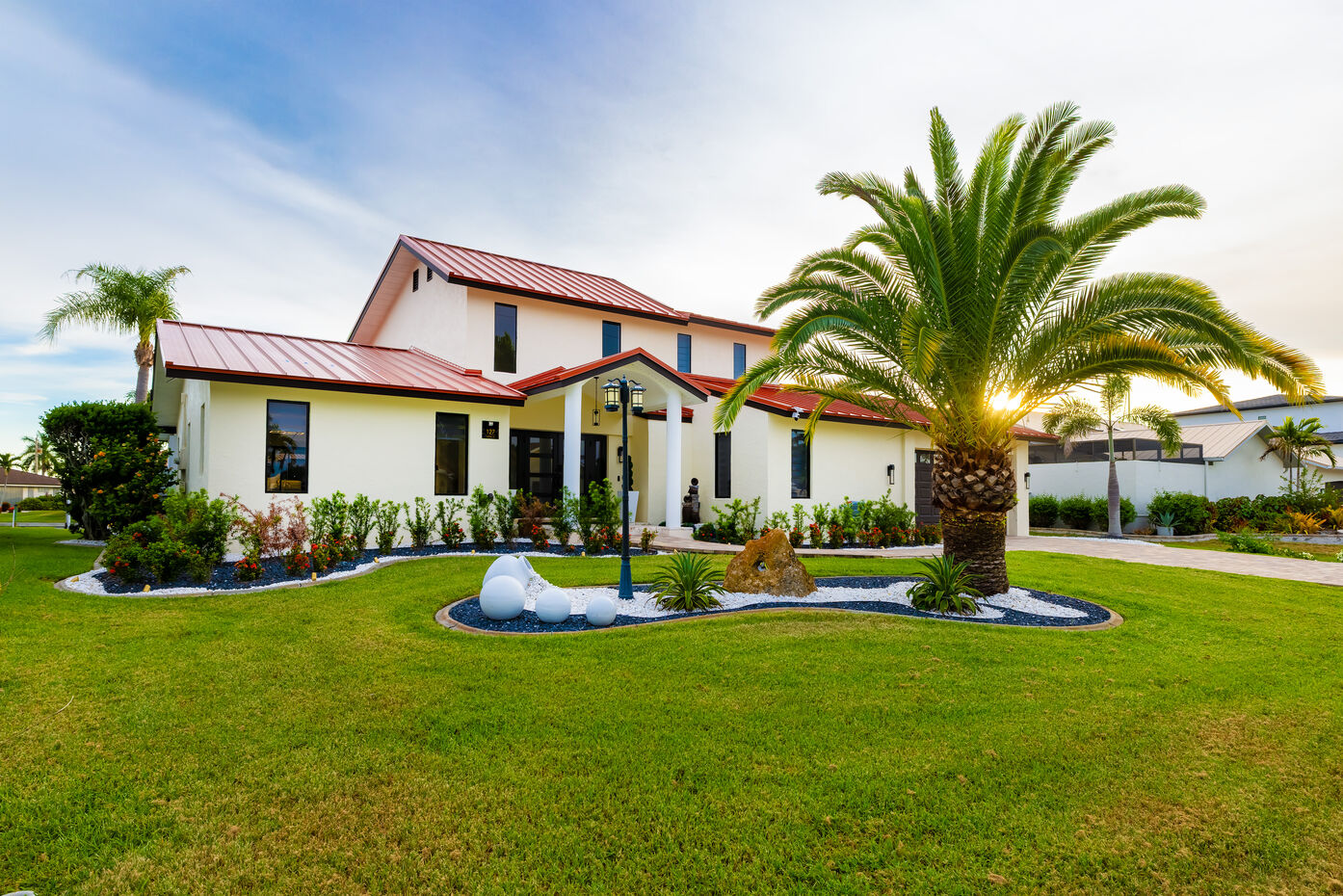 KSA D’Duran waterfront home at golden hour